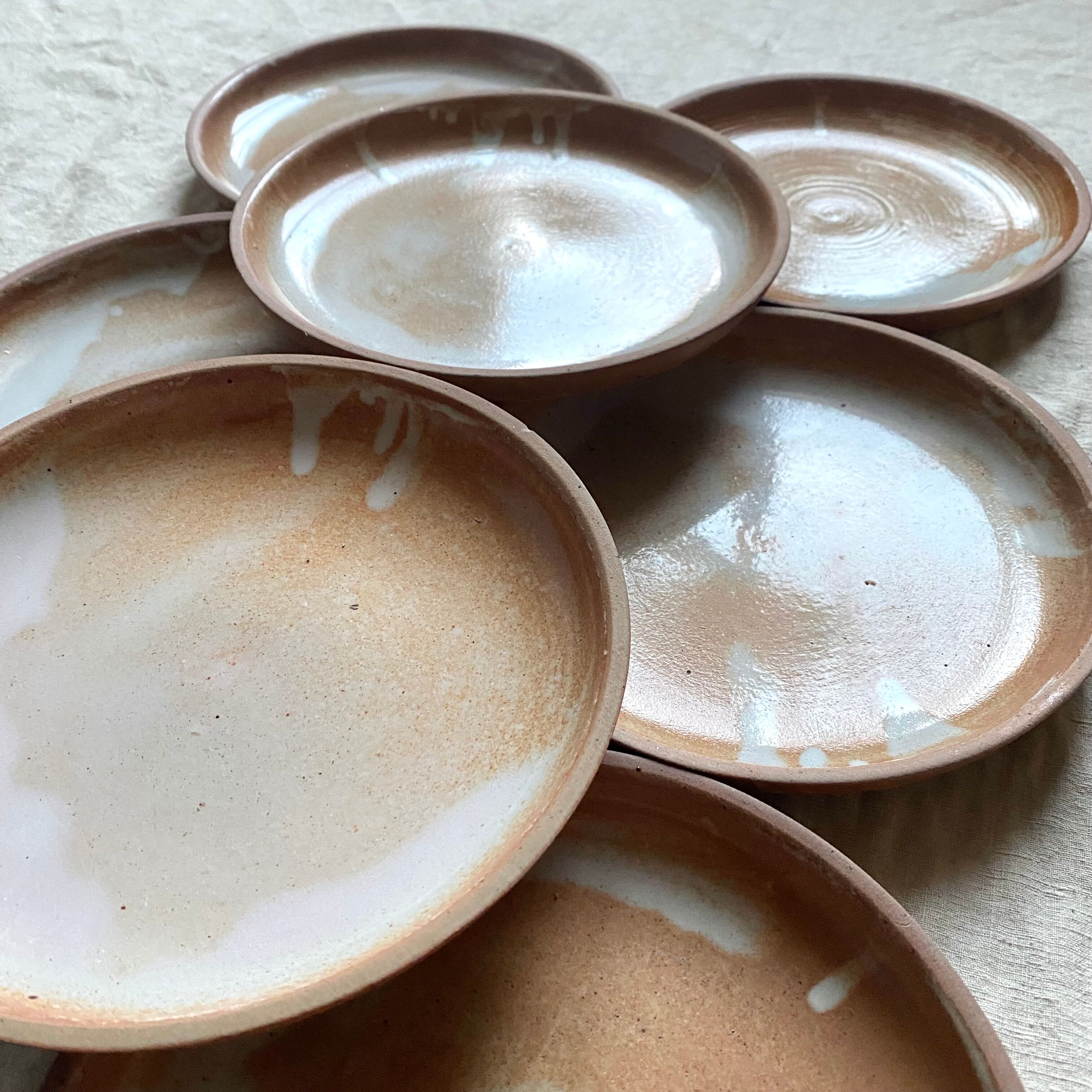 Vintage stoneware plates