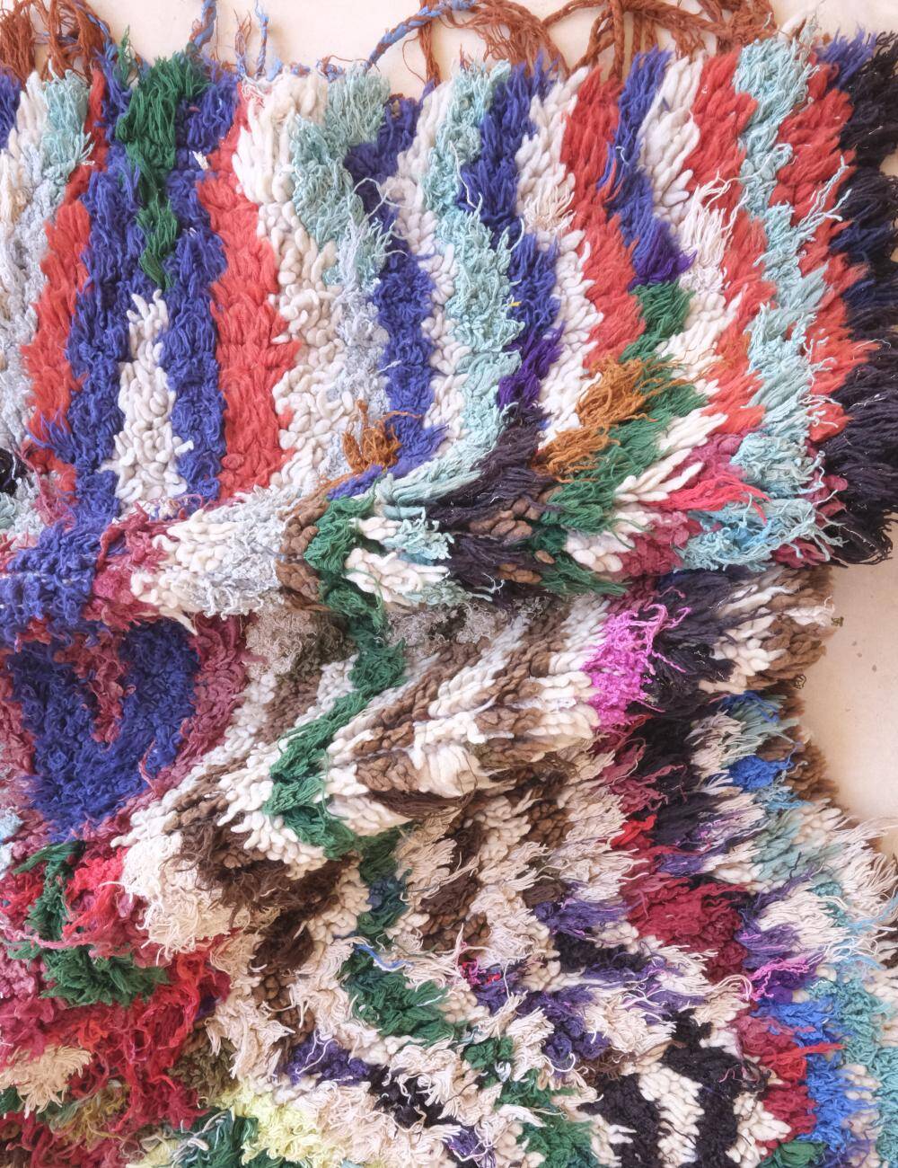 Azilal Vintage Colorful Rug - 168 x 91 cm