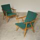 Pair of Thonet Boomerang armchairs by Antonin Suman for TON 1960