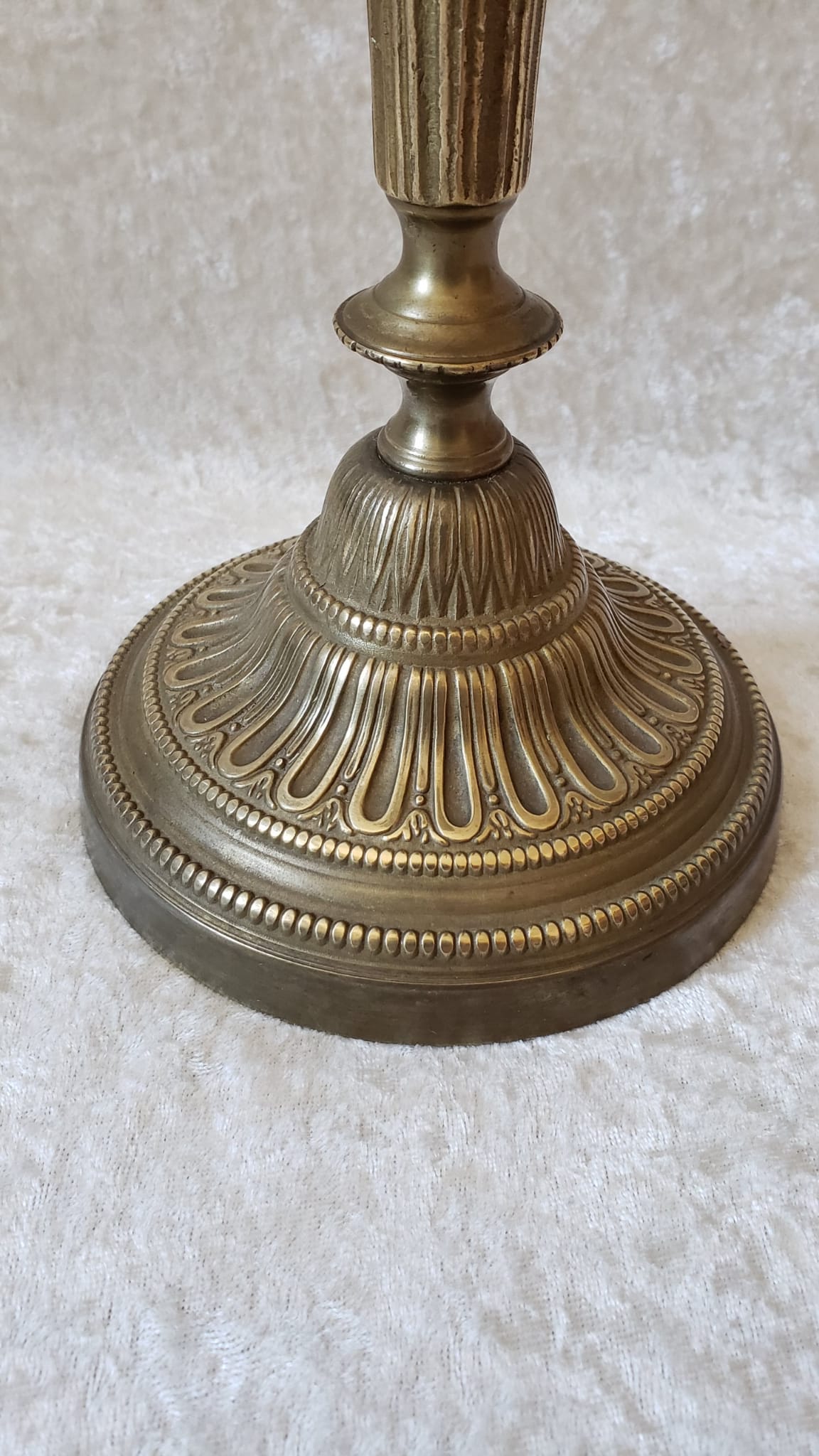 Bougeoir En Bronze Massif - Déco Intérieure Vintage - Occasion