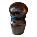 Amber glass apothecary jar dp 112226