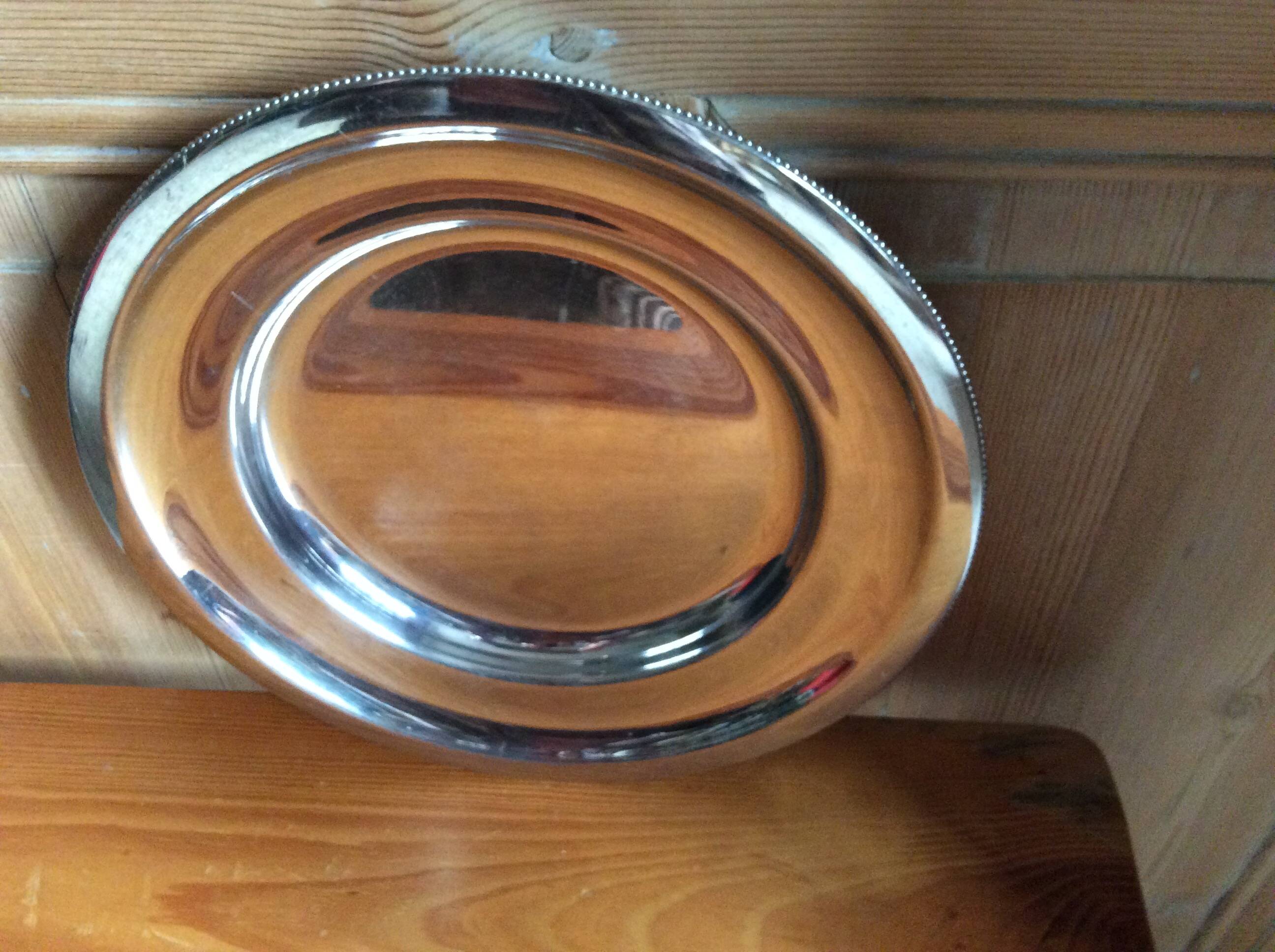 Stainless steel dish