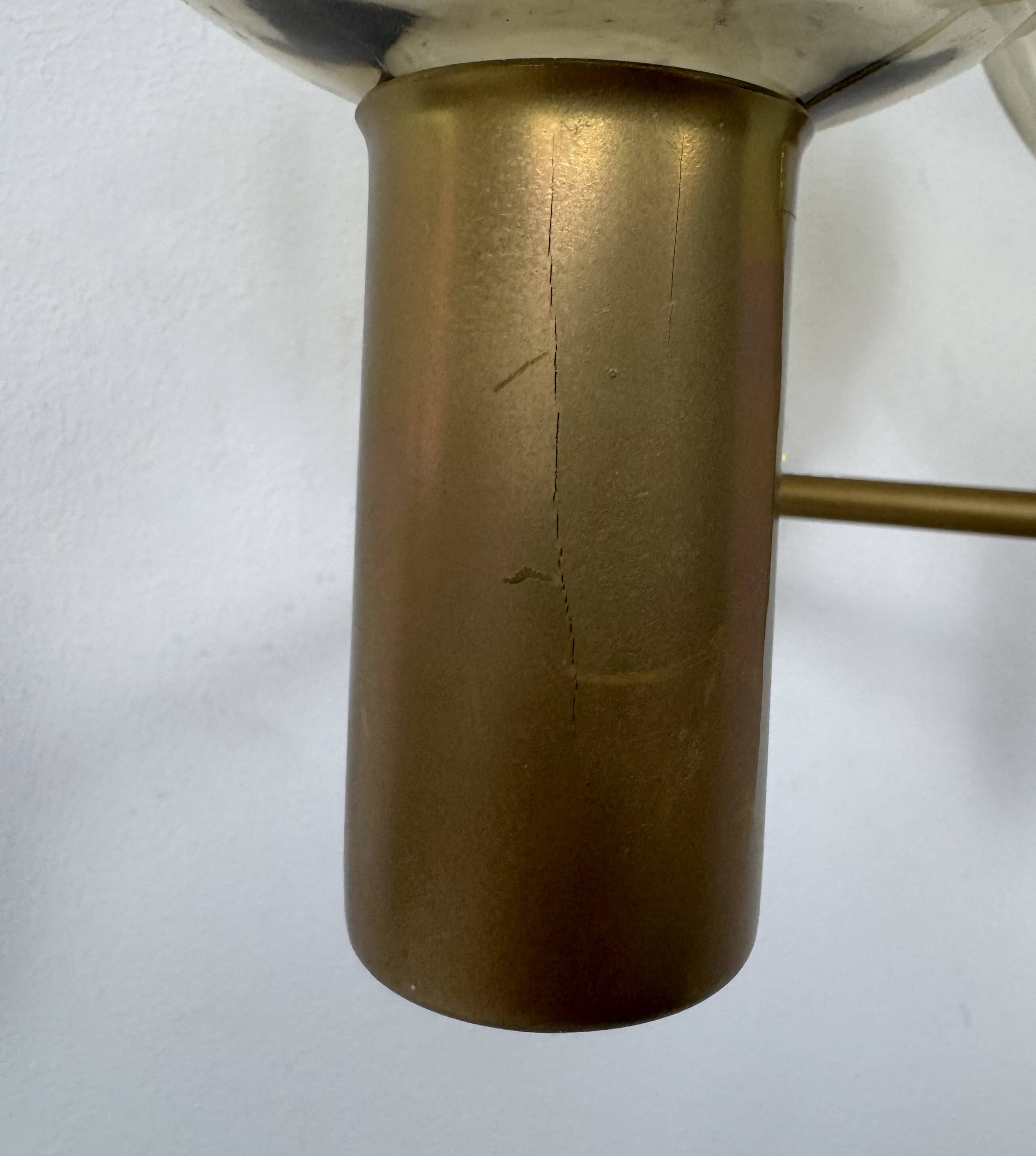 Pair of vintage double wall lights, Hans-Agne Jakobsson V 149/2 Sweden 70