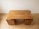 Bureau vintage industriel en bois et métal