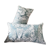 Set of 2 luxury fabric cushion covers