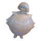 Art Deco ceramic bonbonnière/box signed M. Fouque – stylised woman