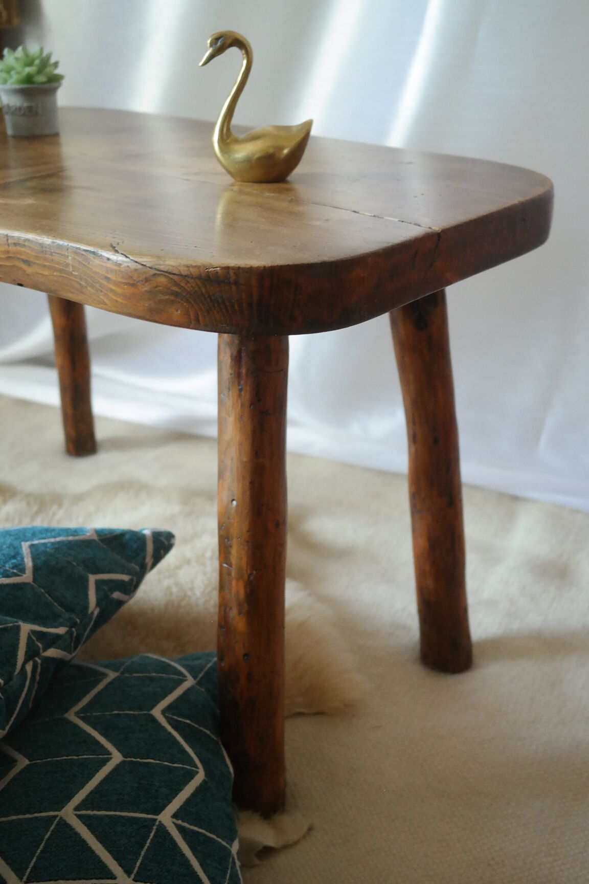 Vintage brutalist coffee table