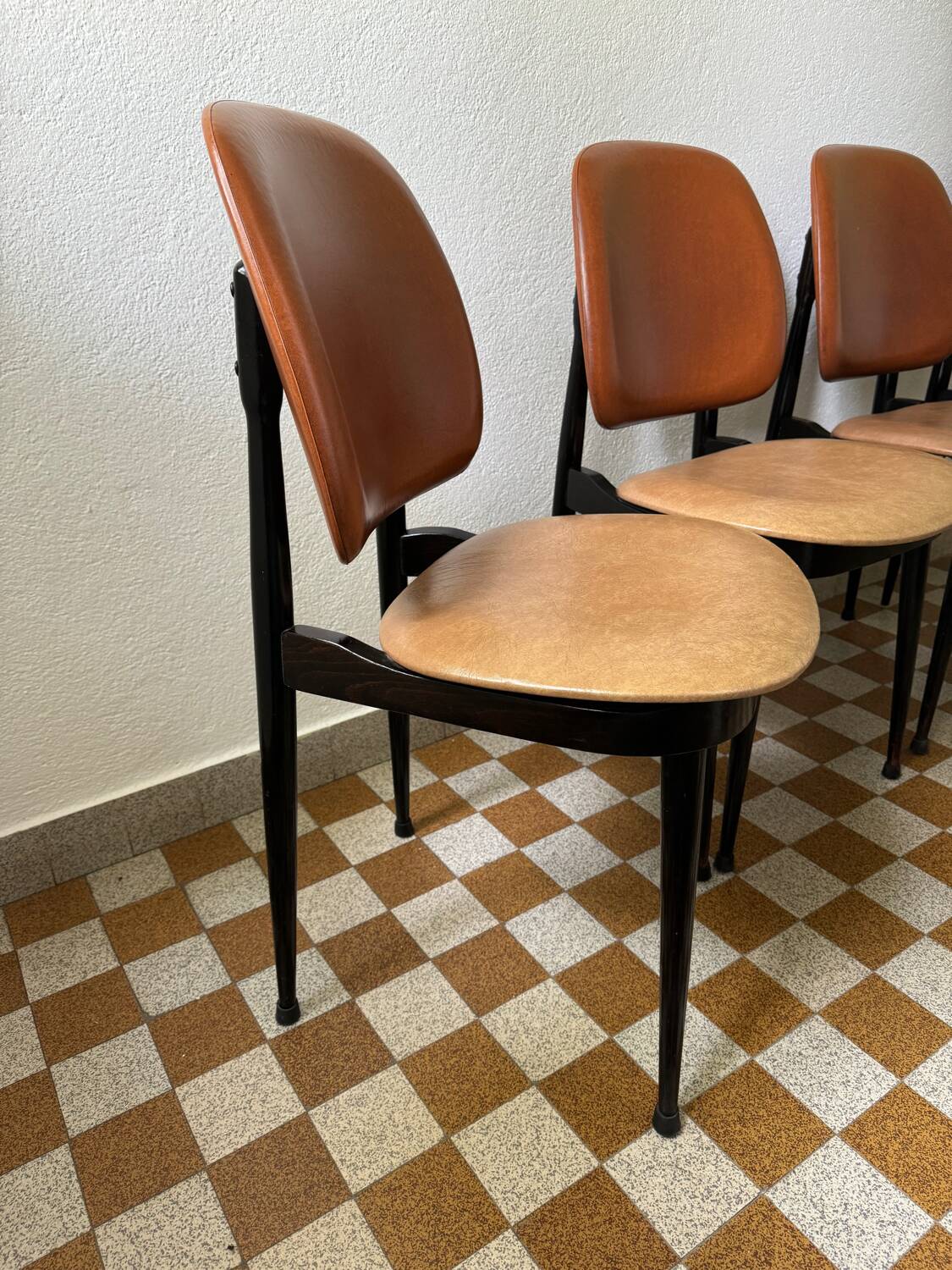 Baumann Pegasus chairs from the 60s (X4)