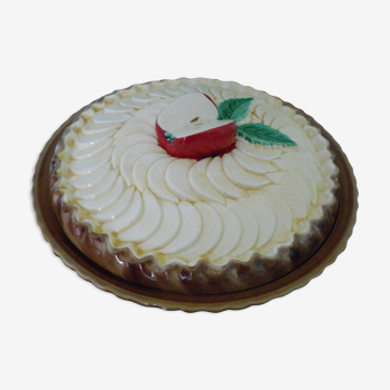 Cake presentation and decoration dish - Terracotta, dabbling