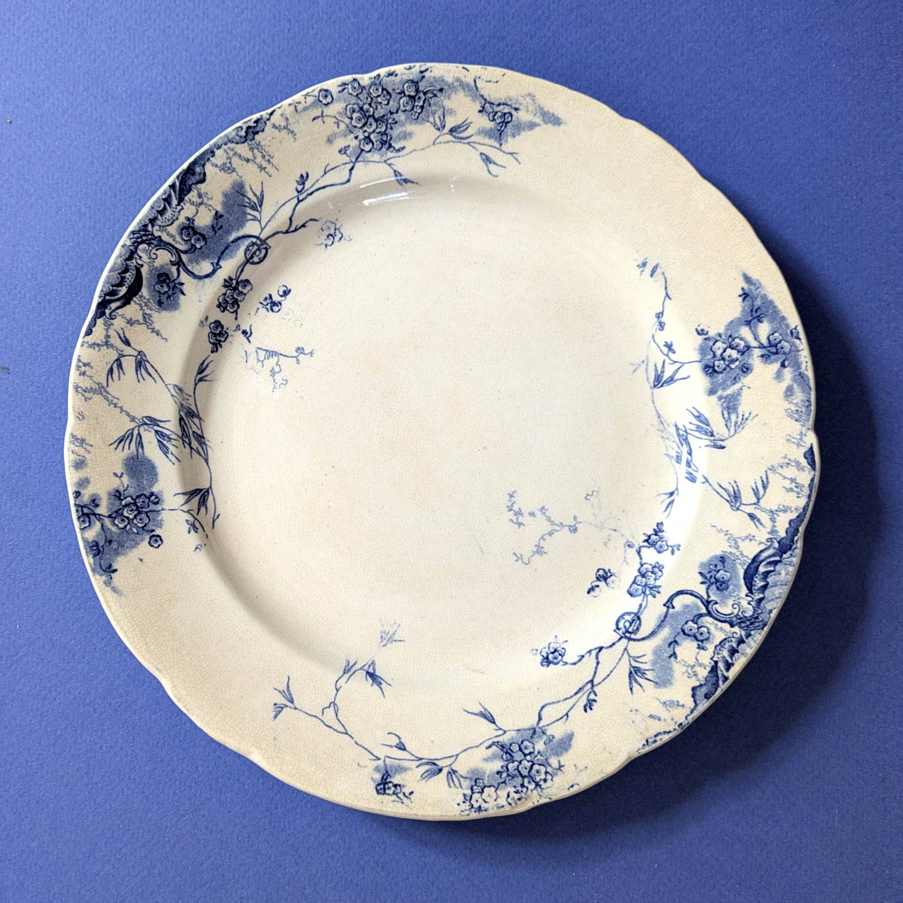 Set of 5 Empire Works Stoke on Trent "Zephyr" series dessert plates