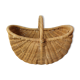 High wicker picking basket
