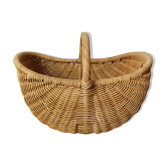 Panier de cueillette en osier haut
