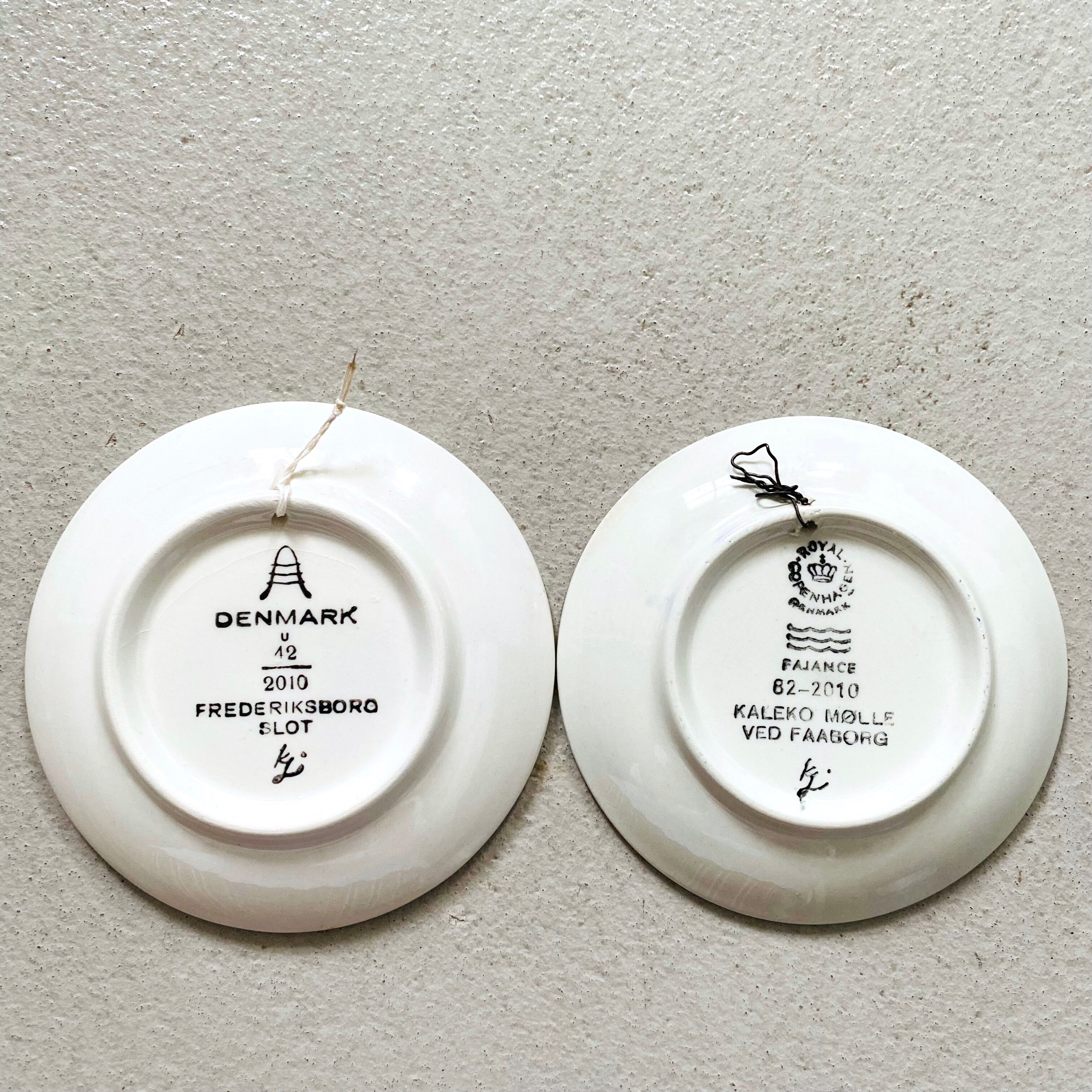 Royal Copenhagen wall plate collection, Fajance Denmark
