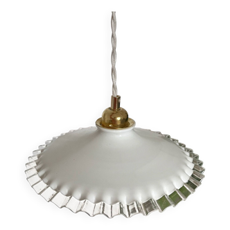 Suspension in flat serrated opaline from the 1950s - many models available