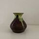 Vase lava vert et marron
