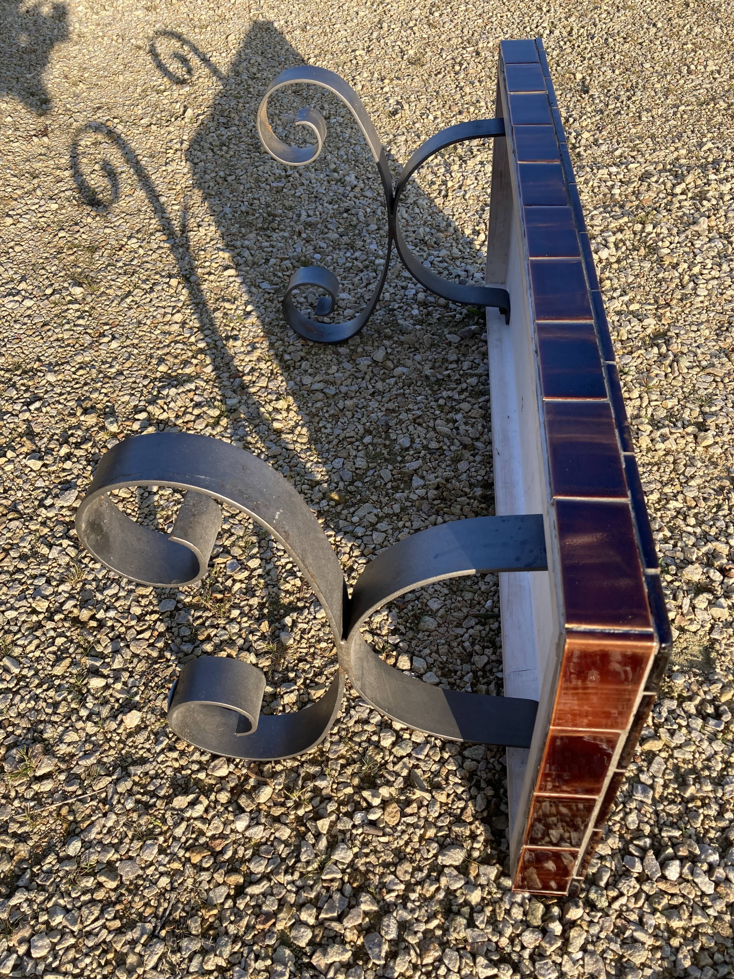 Ceramic coffee table year 70