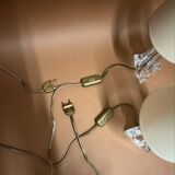 daum nancy france lamps signed pair