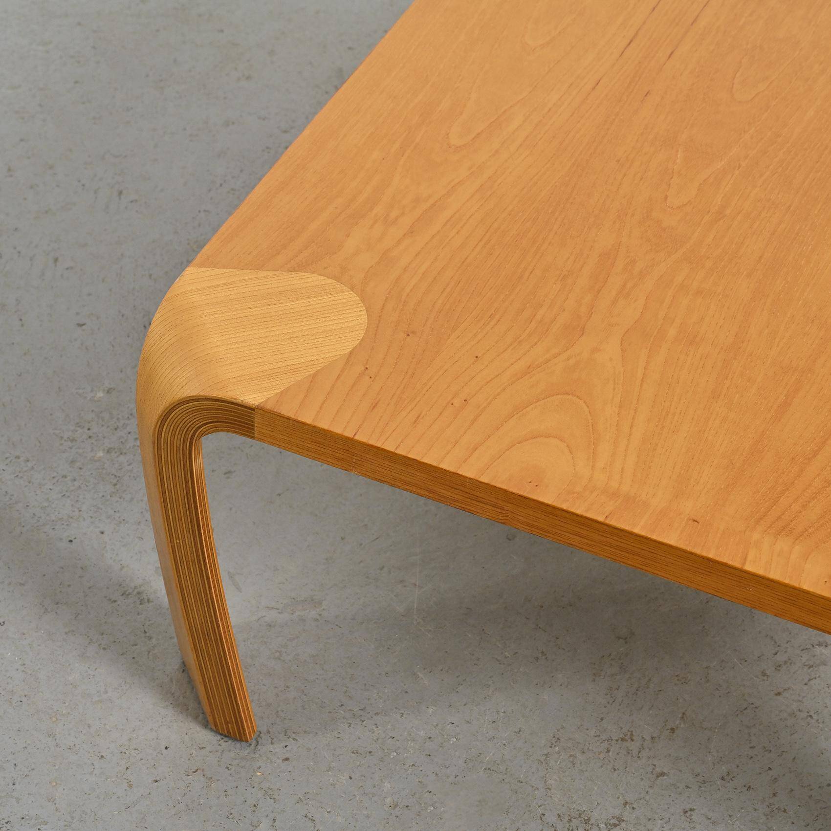 Zataku square table by Saburo Inui for Tendo Mokko Japan