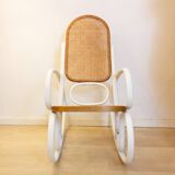 Fauteuil à bascule art nouveau