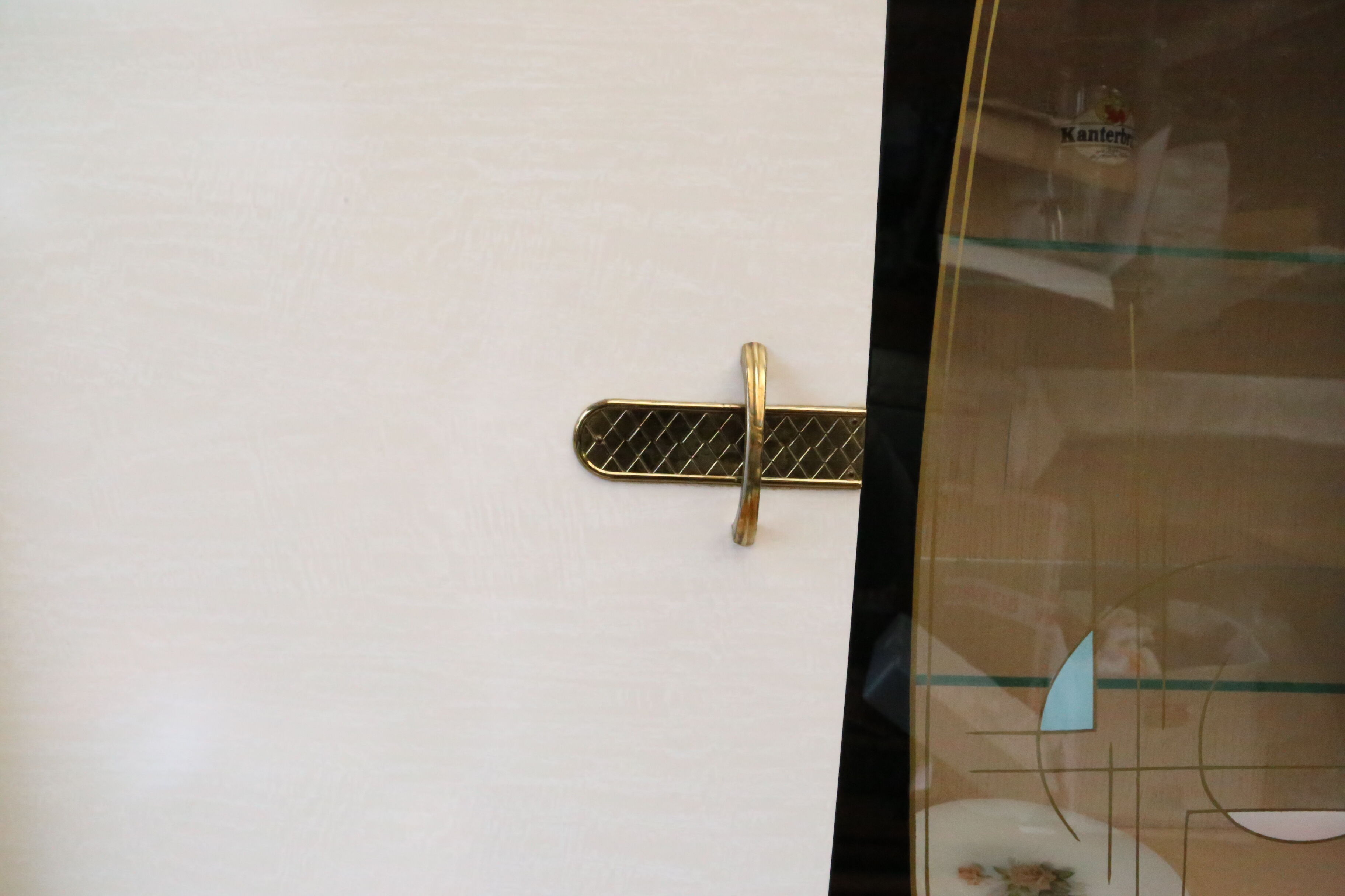 Buffet vintage, bois et formica, 1950