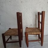 Wooden doll chairs