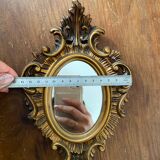 Antique vintage resin mirror