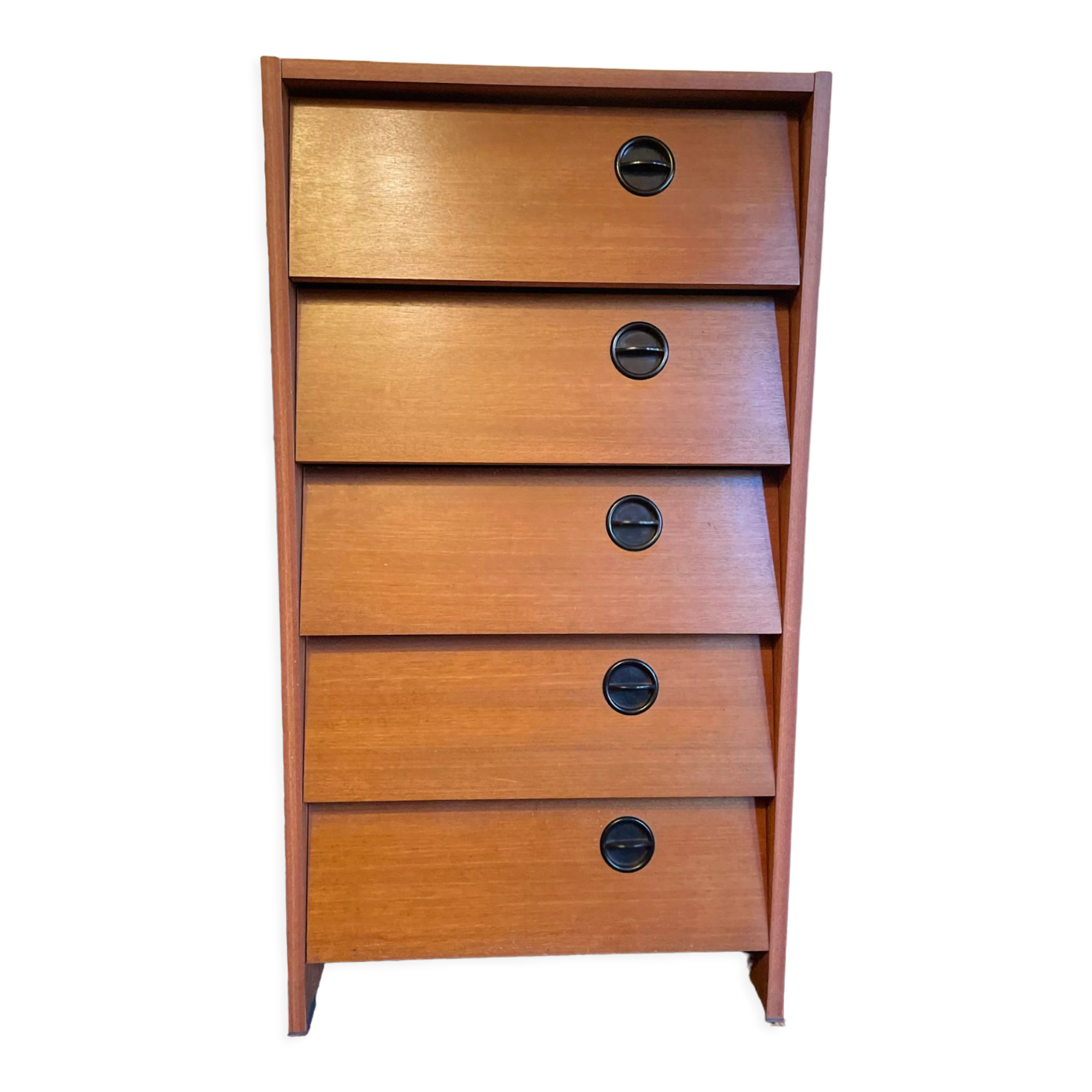 Teak shoe cabinet
