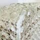 Square glass flush mount light ceiling or wall