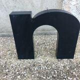 Vintage metal sign letter