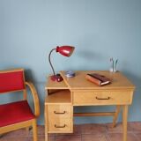 Singer sewing machine cabinet transformed into office 50s/60s