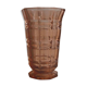 Vase en verre ciselé