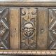 Late 17th century Renaissance oak chest transformed into a sideboard