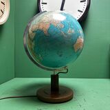 Lampe globe en verre Duo Welt Im Raum vintage des années 1980.