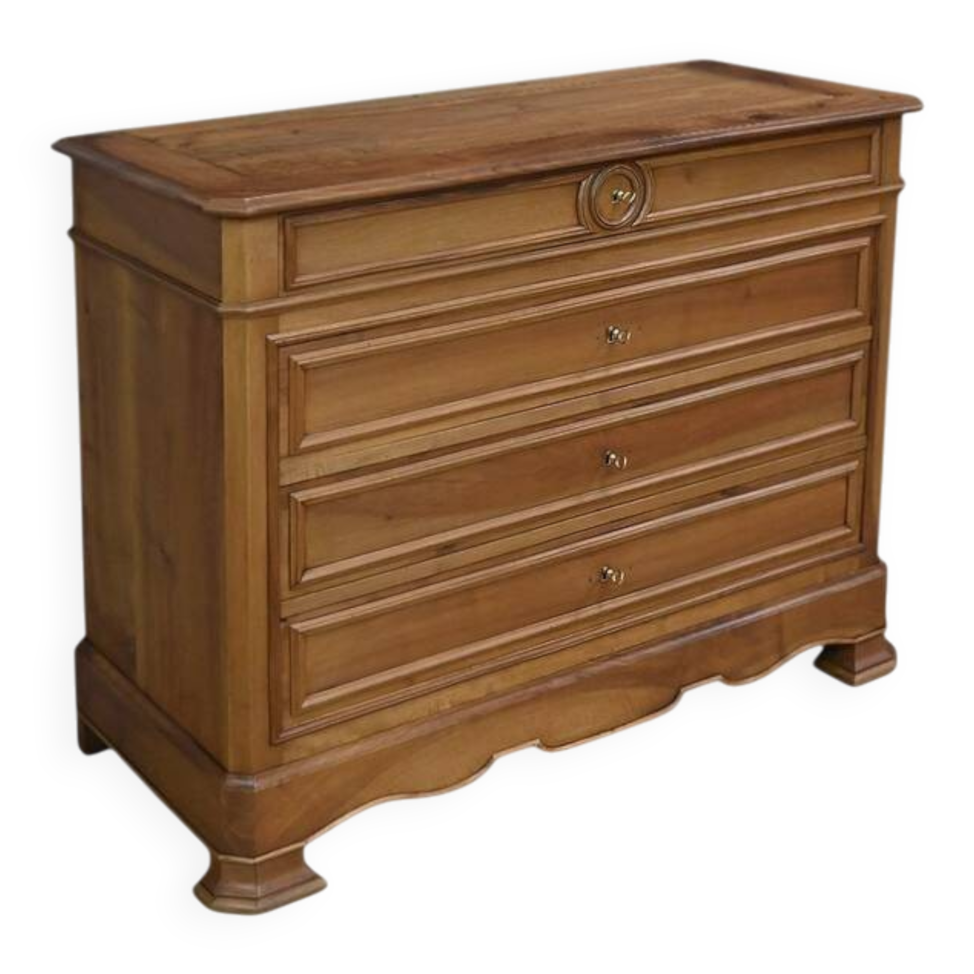 Walnut chest of drawers, Louis-Philippe style – 1900