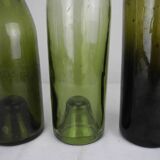 old wine bottles blown glass antique french wine bottles