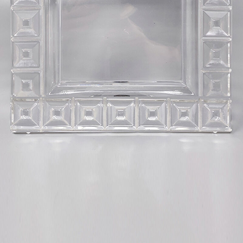 1960s crystal photo frame by rosenthal, made in germany