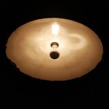 Hand-painted metal galaxy pendant light, 1980s