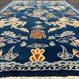 Chinese rug with dragon decoration. 230x165 cm