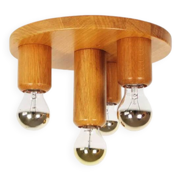 Vintage 1970's old stock 'Japandi' style ceiling light