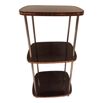 Shelf in formica and gilded metal 1960