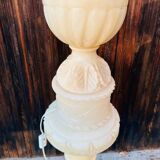 Alabaster lamp and column