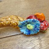 Vintage barbotine knife rest