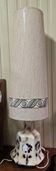 Very large ceramic lamp / floor lamp from the Art Deco period.