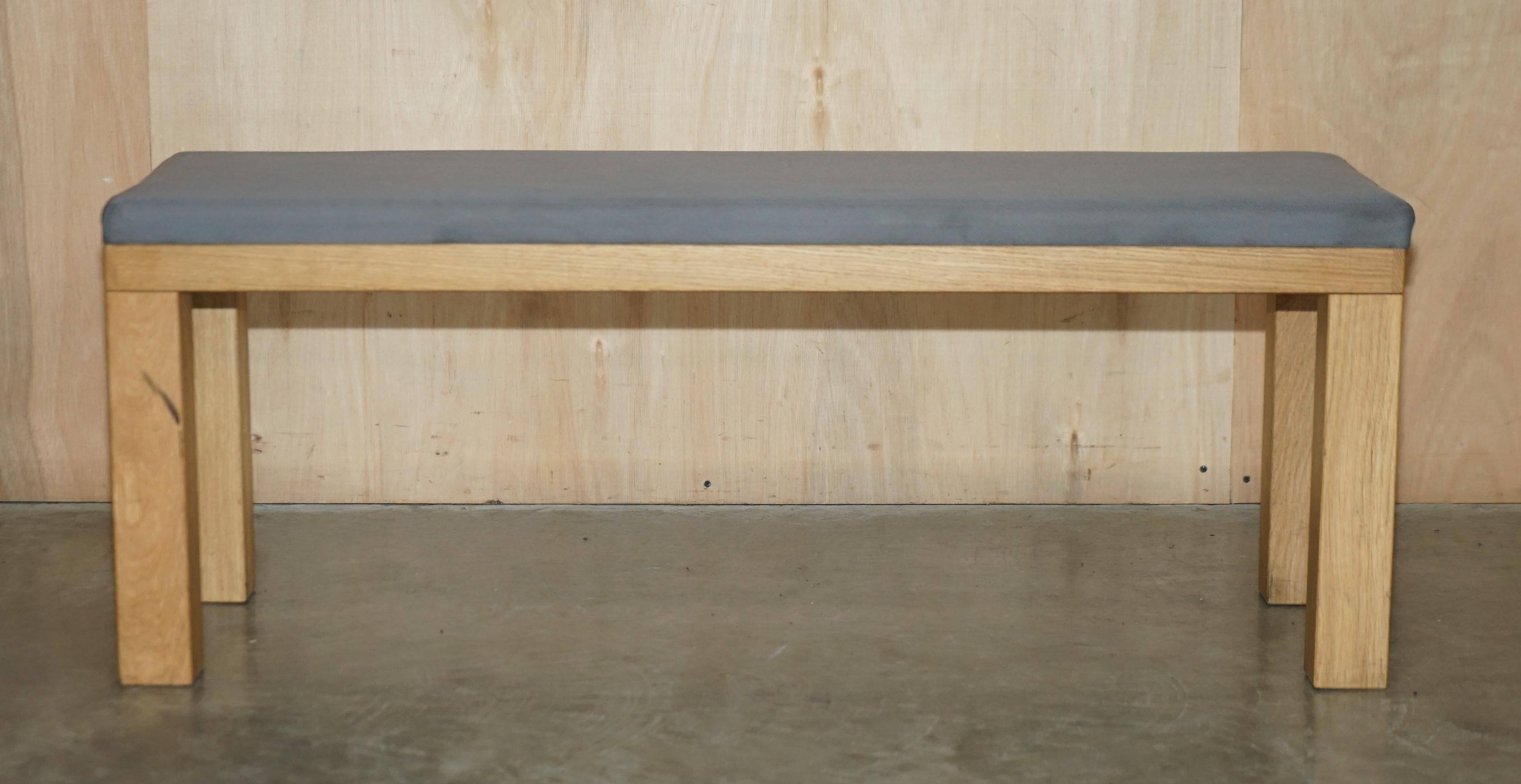 James Burleigh Bosa kitchen bench in handmade oak