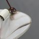 Large Art Deco marbled glass pendant light with rope suspension, 1940s-1960s