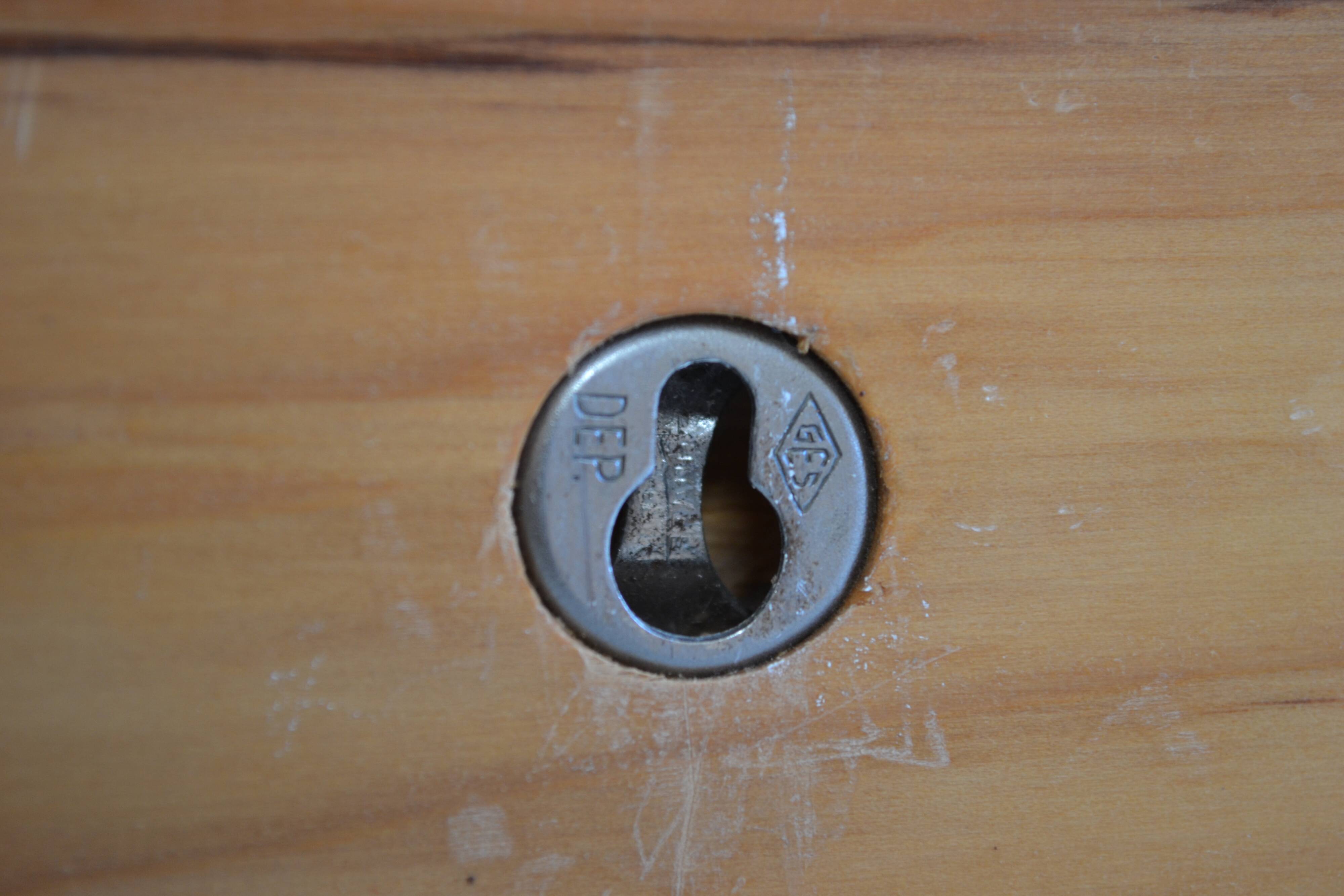 Double coat hook in wood, 1960s