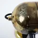Pair of Vintage Gold-Toned Tube-Style Wall Spotlights With Patina