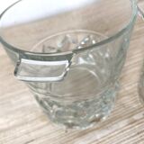 Glass ice buckets