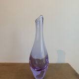 Glass vase by Miloslav Klinger for Zelezny Brod Sklo, 1960s