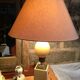 Pair of egg lamps in Hollywood Regency style